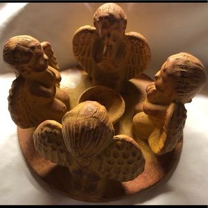 Four Angels Candle Holder